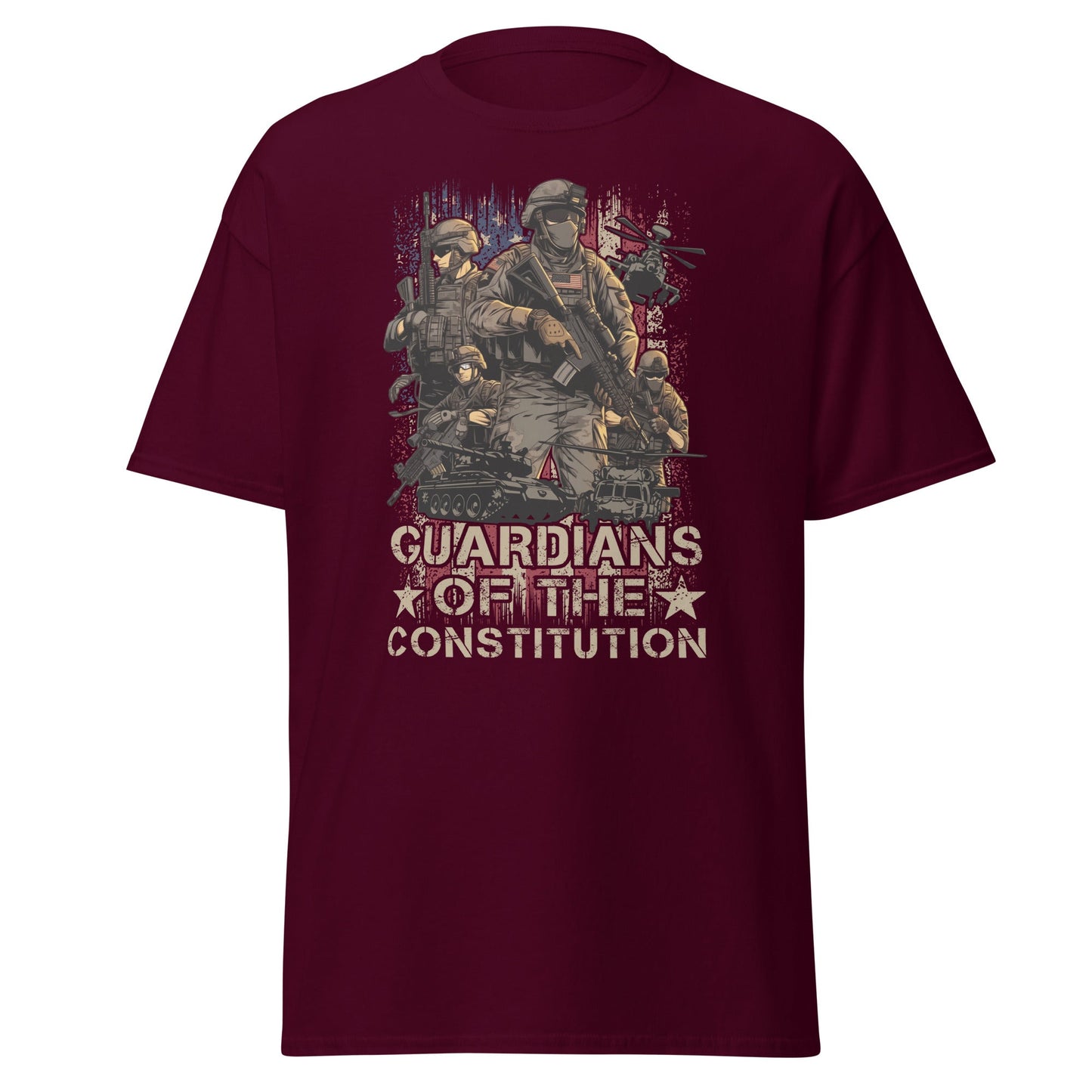 Liberty & Lead Apparel Maroon / S Guardians - Men's Classic Tee