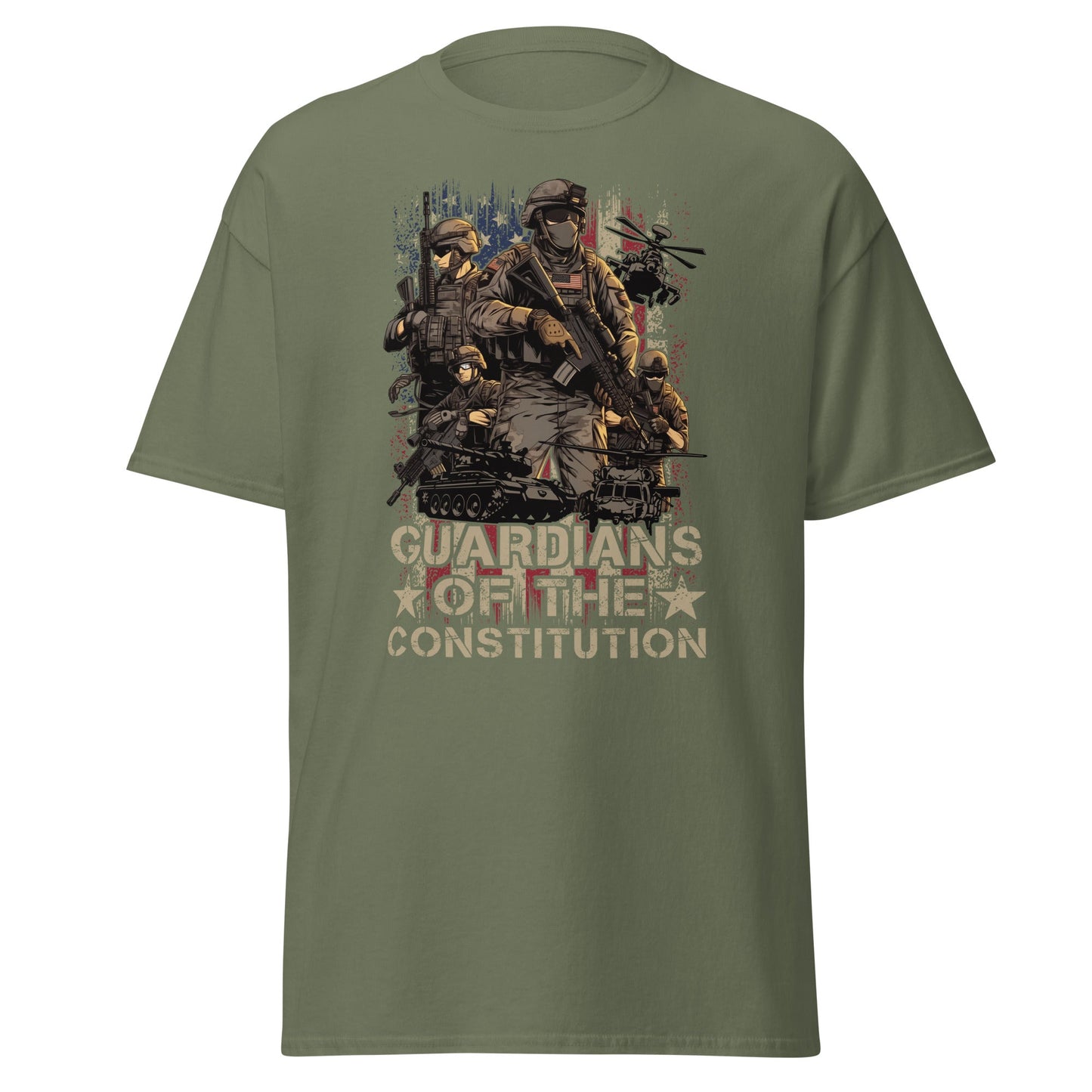 Liberty & Lead Apparel Military Green / S Guardians - Men's Classic Tee